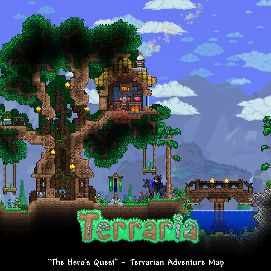 Terraria 1.4.4 Skyblock map is its toughest challenge yet