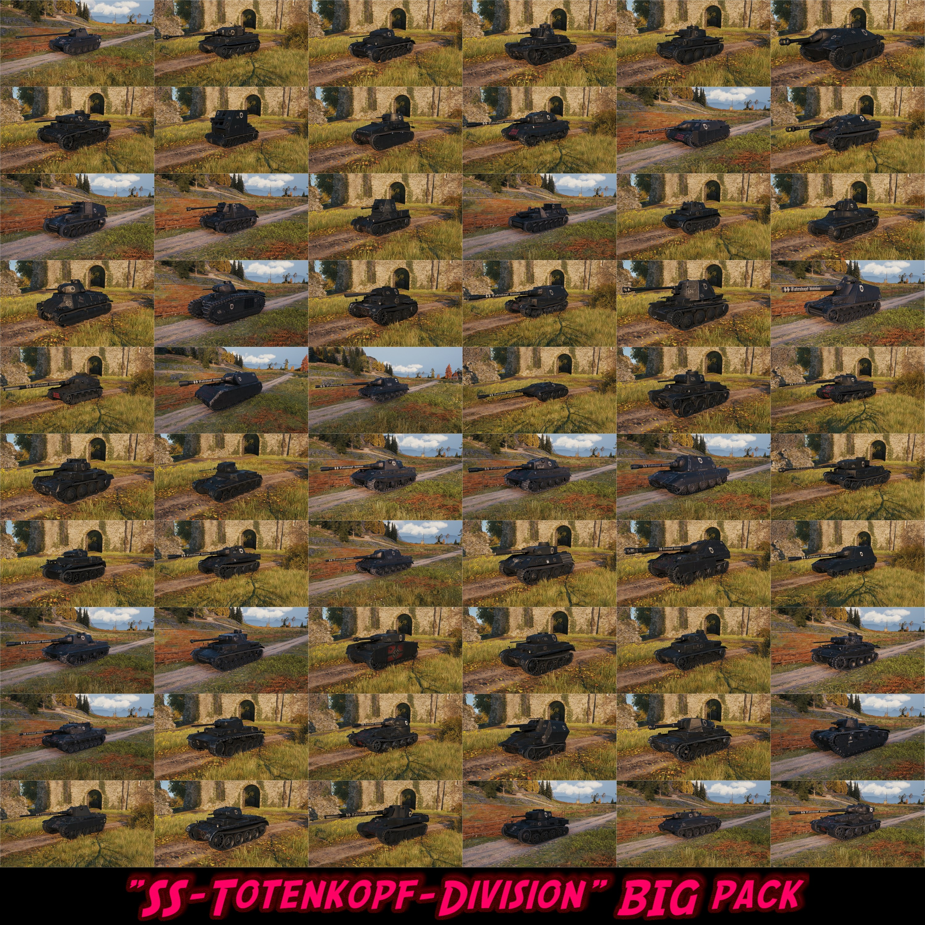 "SS-Totenkopf-Division" BIG pack (62 tanks) project avatar
