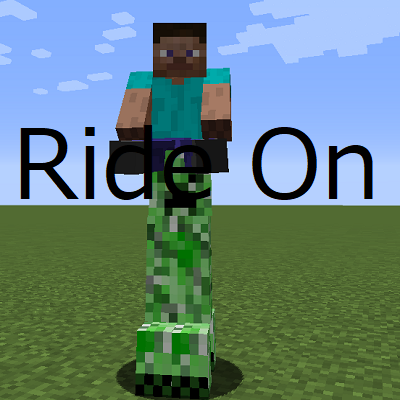 Мод на езду на любом мобе RideOn 1.16.4