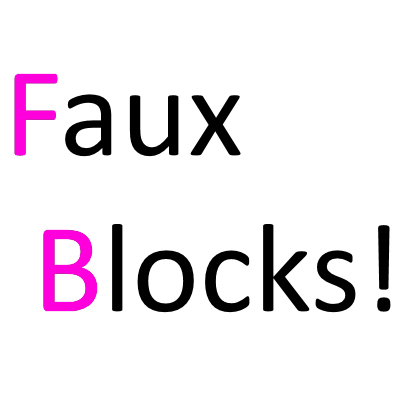 Faux Blocks - Mods - Minecraft