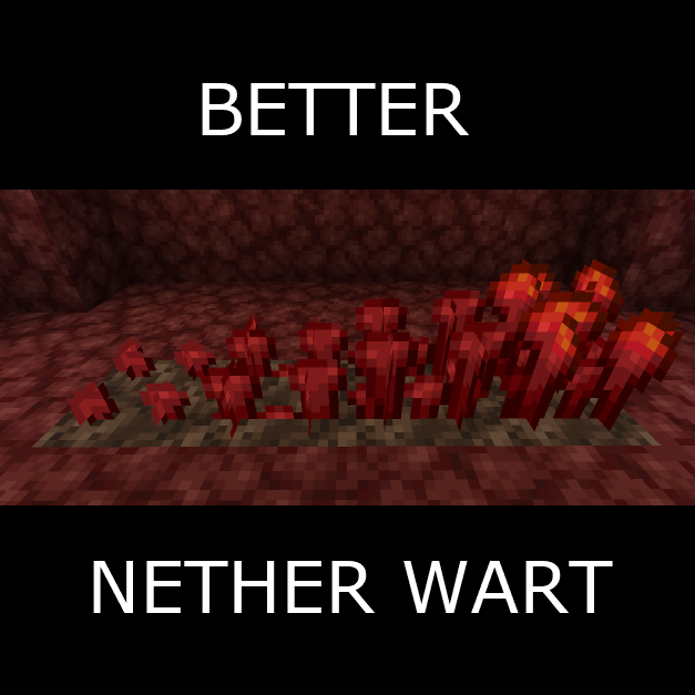 Better Nether Wart Crops Minecraft Resource Packs