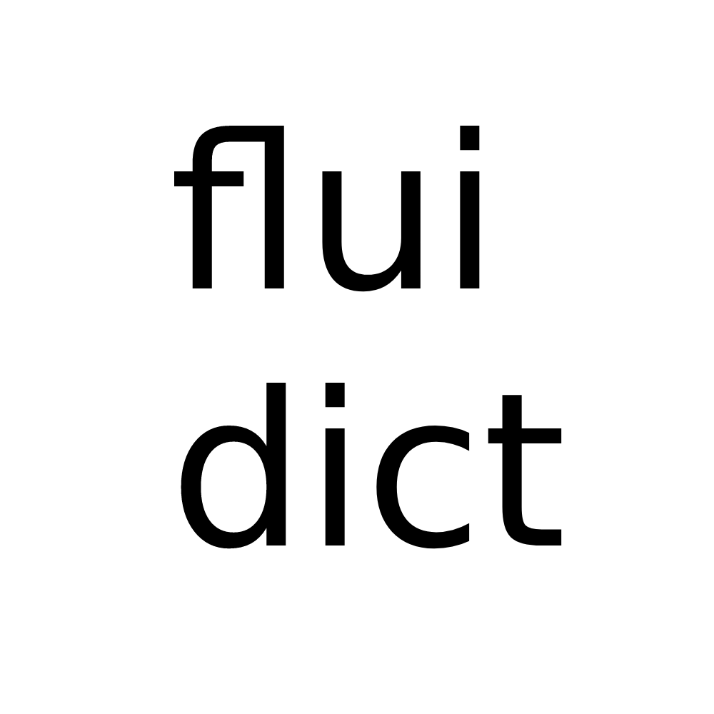 FluiDict logo