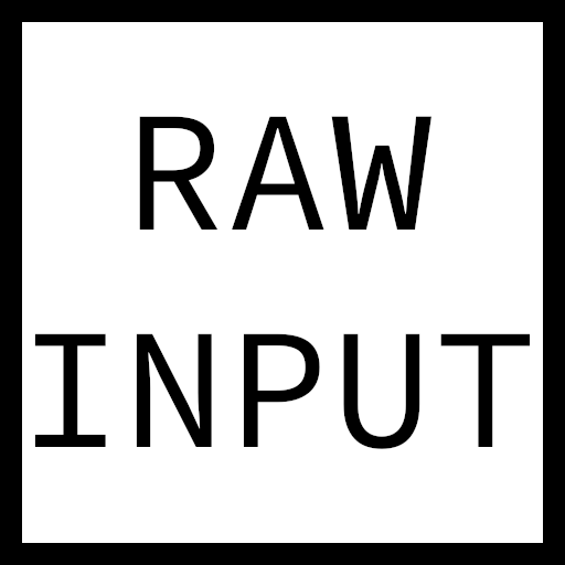 Input cs. Raw input.