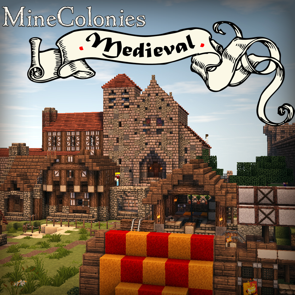 Minecolonies Raiders and Company Minecraft Resource Packs