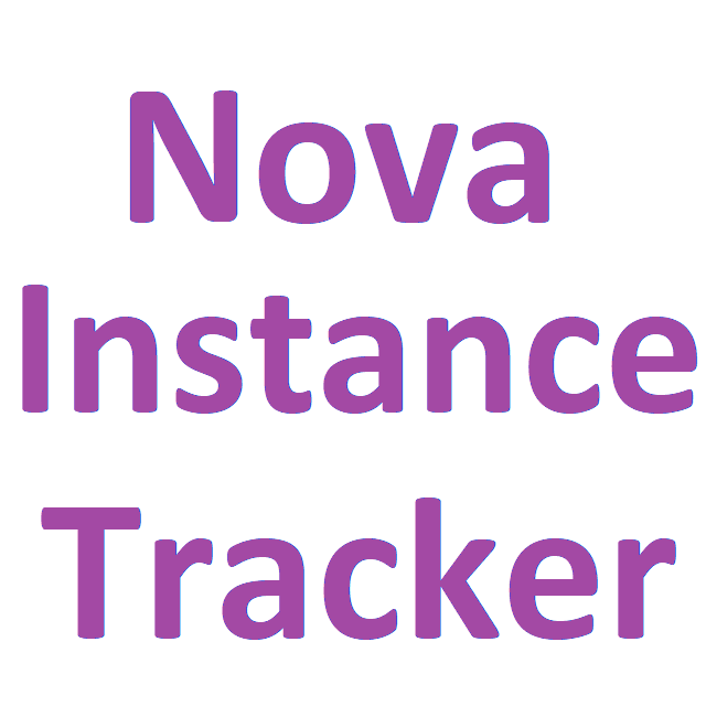 Nova Instance Tracker project avatar