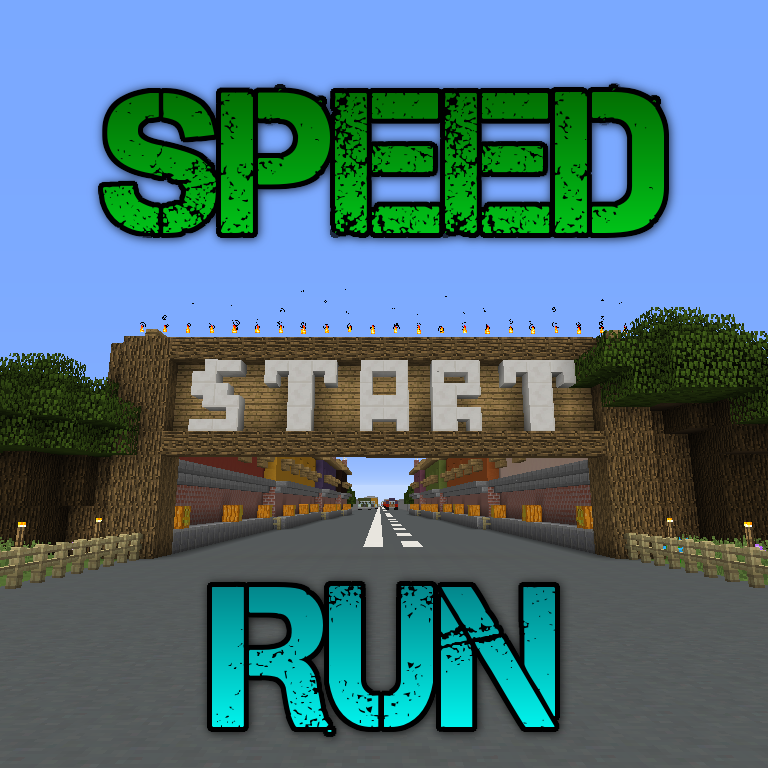Minecraft Speed Run Stickers for Sale