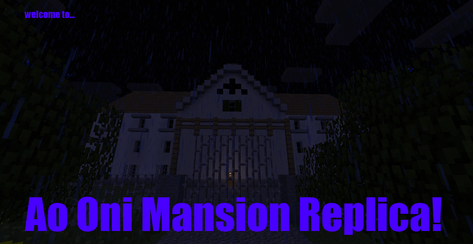 Ao Oni Mansion Minecraft Map