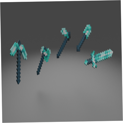 MC diamond style (Bedrock)