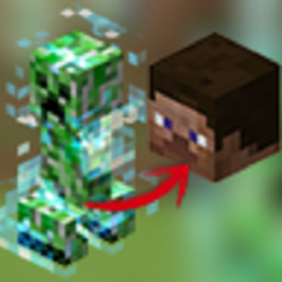 Charged Creeper Player Heads