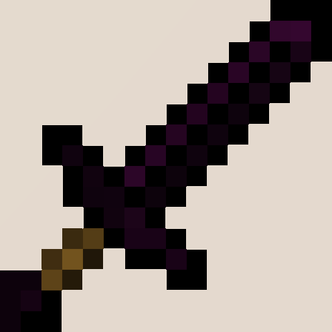 black obsidian sword