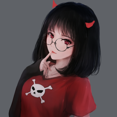 Animated profile picture for girl