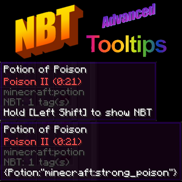 Advanced tooltip minecraft что это