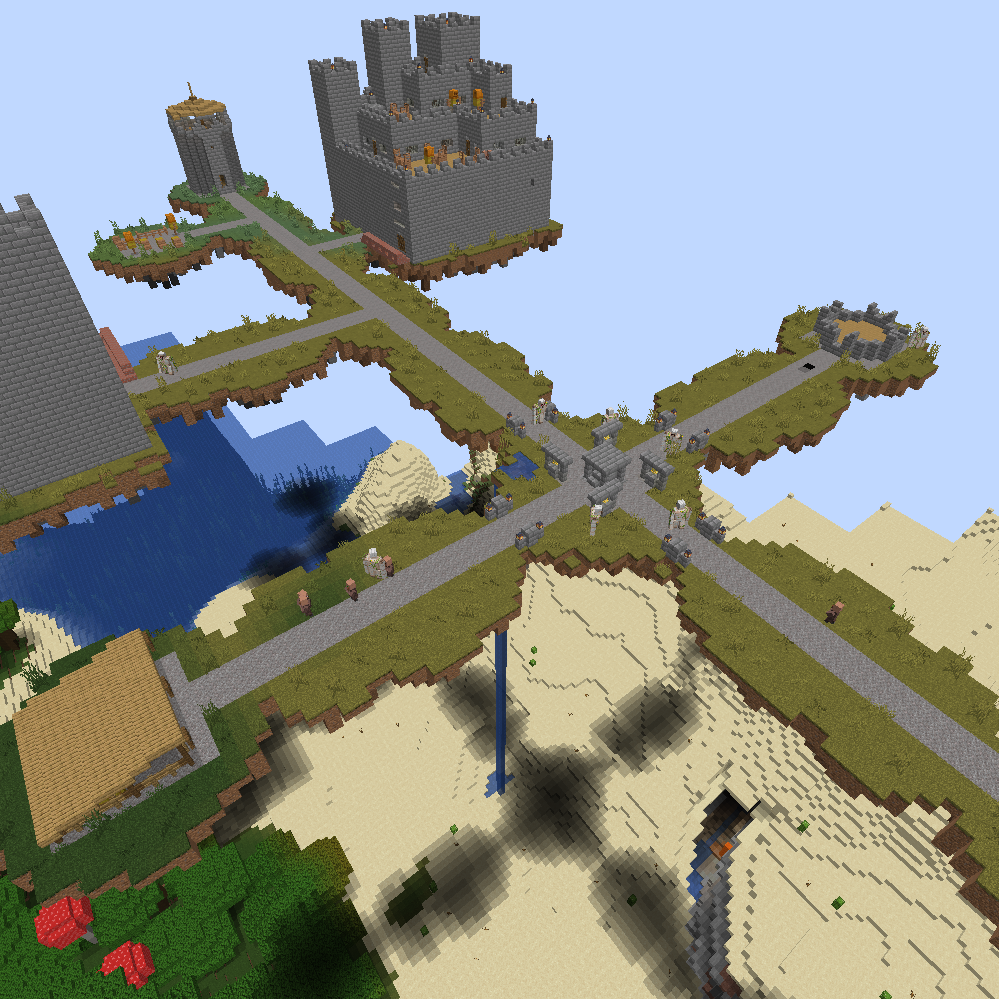 Minecraft flying mod. Fly Castle Minecraft.
