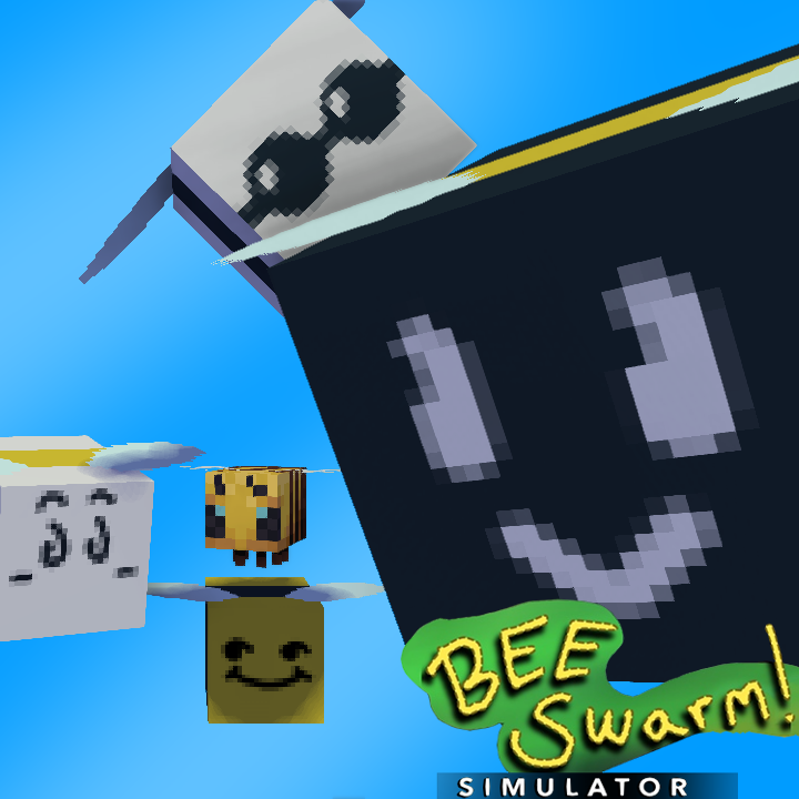 Glitch bee (also my idea for bee swarm simulator witch is a roblox game)  Minecraft Mob Skin