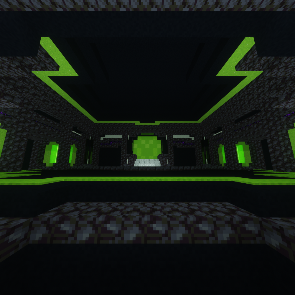 Spawn Lobby in Green and Black Style - Minecraft Worlds - CurseForge