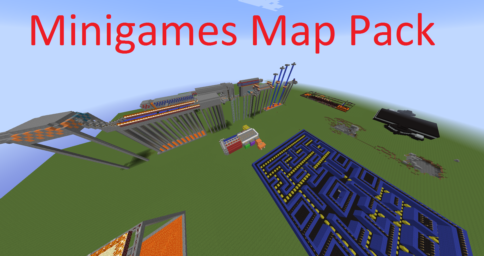 Minecraft Minigames Map pack - Minecraft Worlds - CurseForge