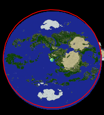 1:924 Scale Earth Map Minecraft Map