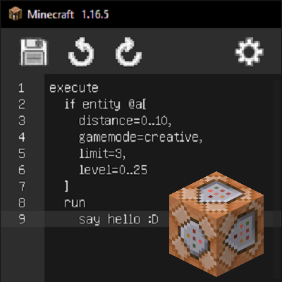 Better Command Block IDE - Fabric 🌠 logo