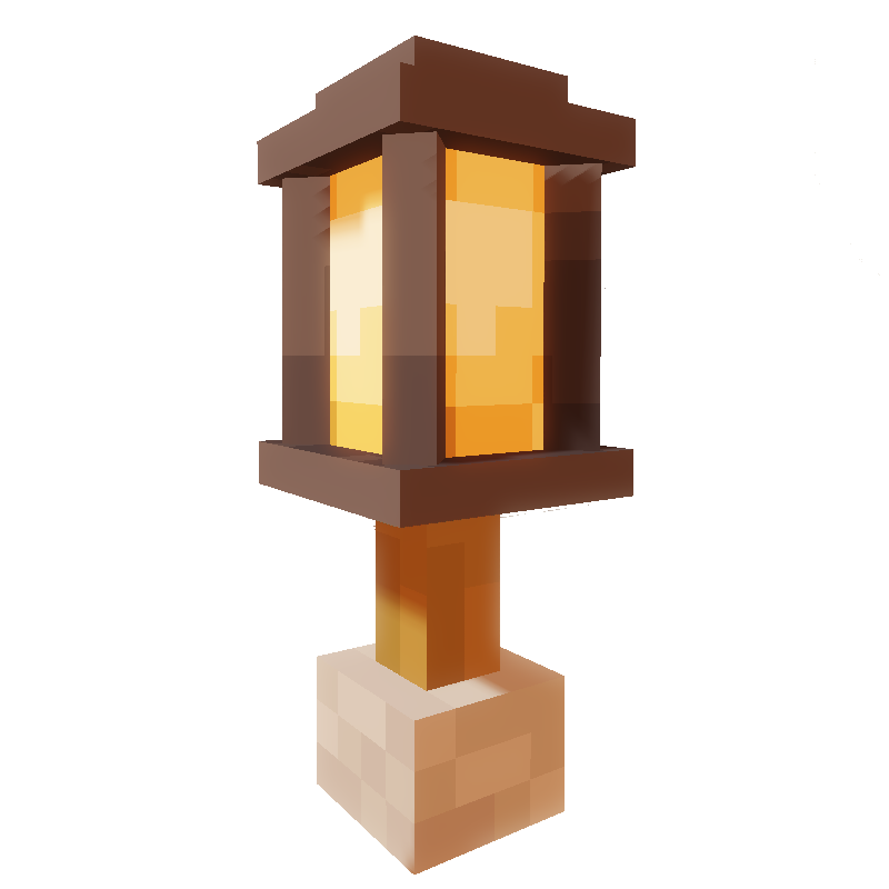 Minecraft Fox Lamp