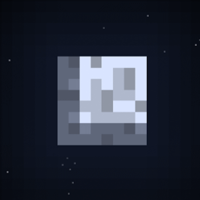 On the moon logo