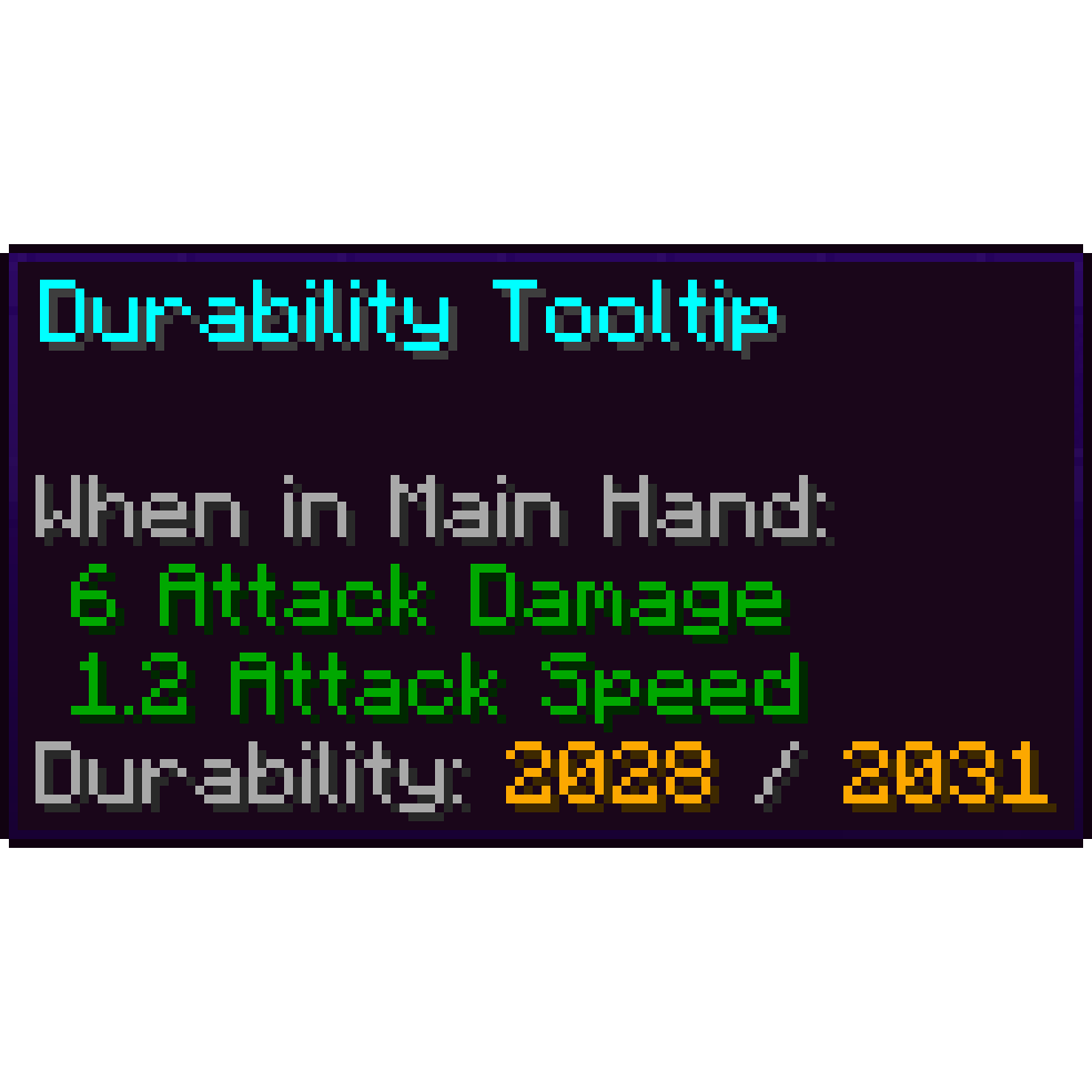 Durability Tooltip - Minecraft Mods - CurseForge