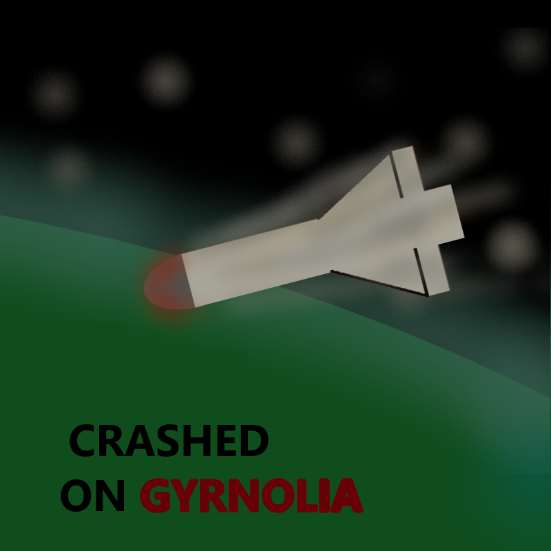 Crashed on Gyrnolia project artwork