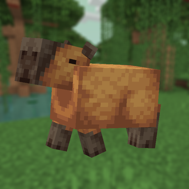 Minecraft Aesthetic Capybara