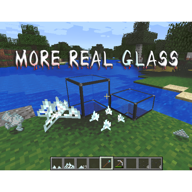 Overview More Real Glass Mods Projects Minecraft