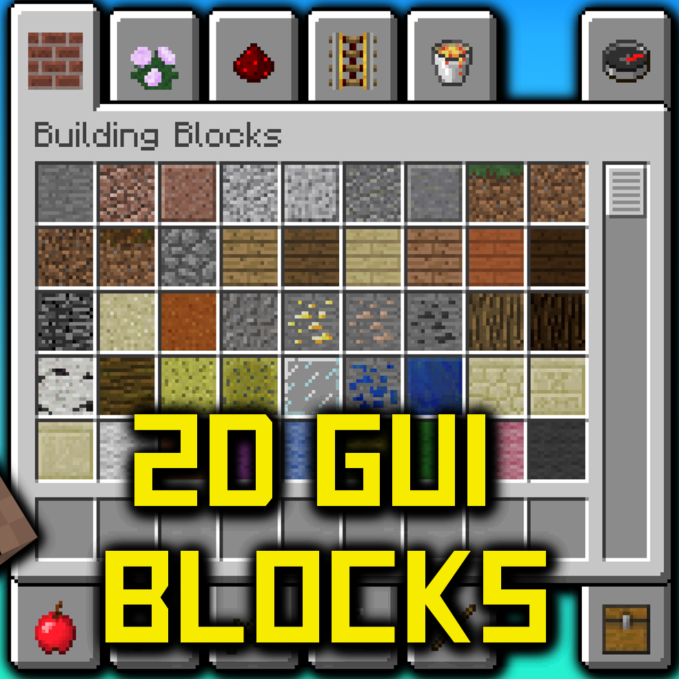 GUI 2D Blocks in inventory - Minecraft Resource Packs - CurseForge