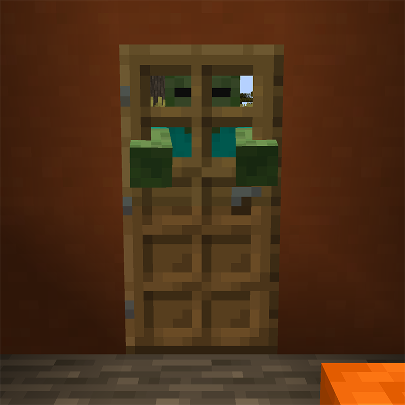 Zombie Proof Doors (Fabric) Mods Minecraft