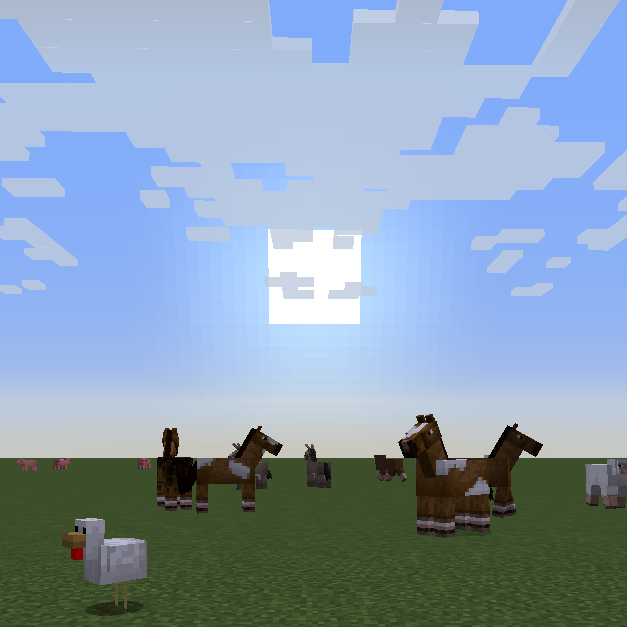 Superflat World No Slimes (Legacy Fabric)