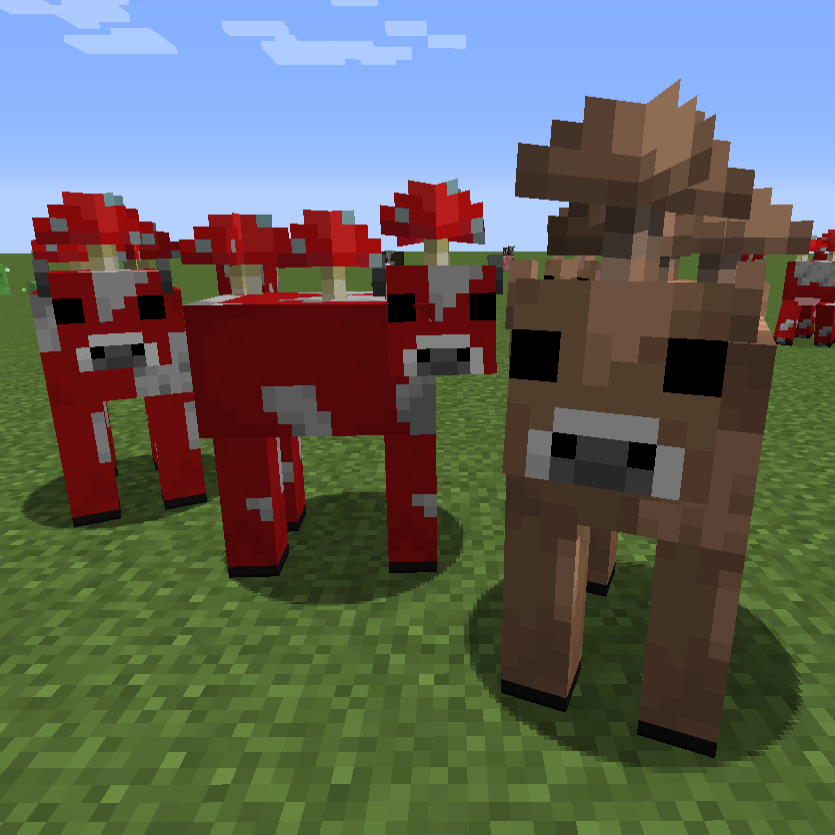 Minecraft Baby Mooshroom