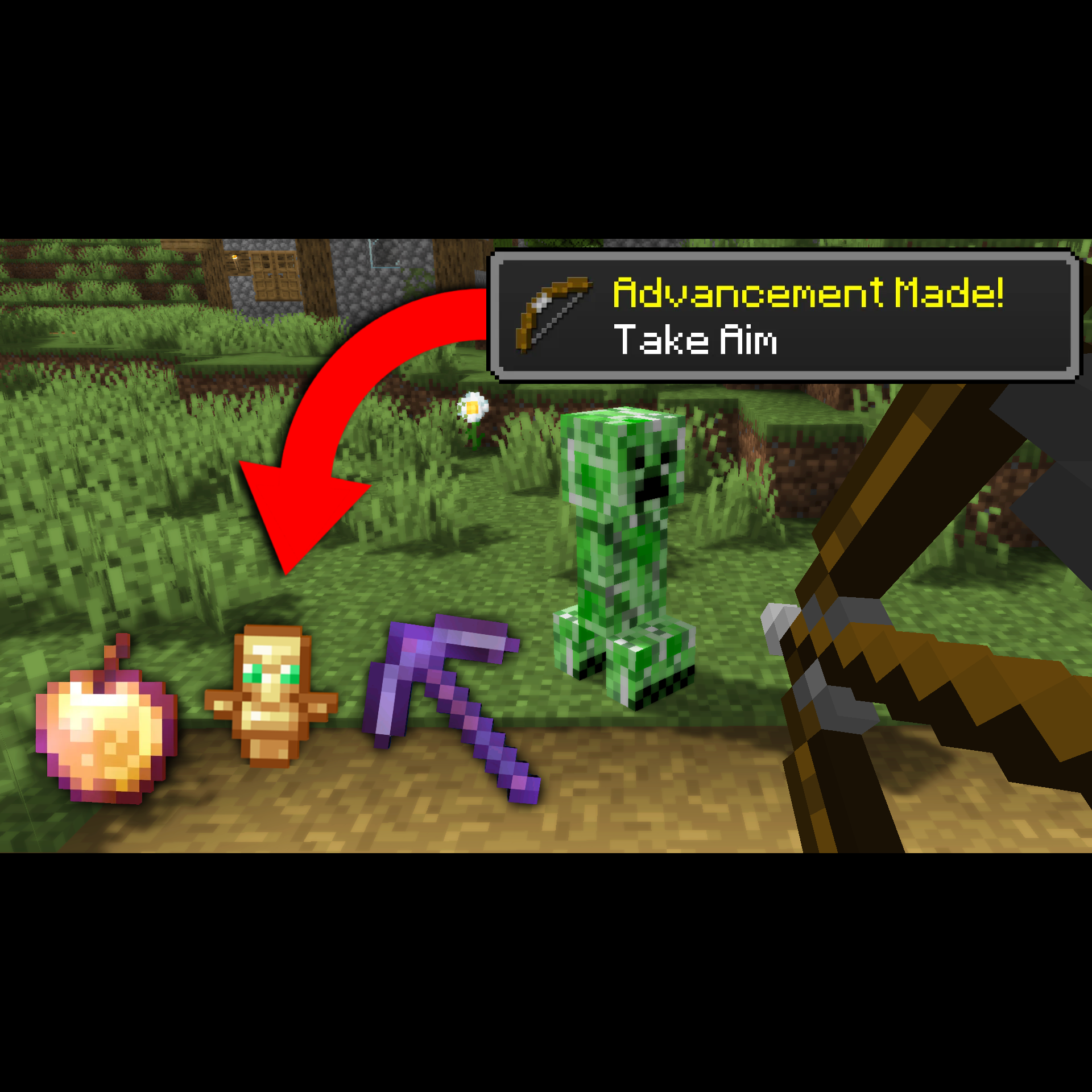 Advancements Drop OP Items