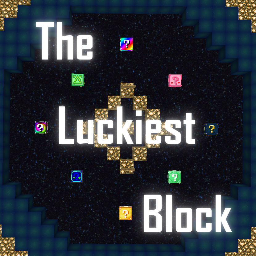 Minecraft The Luckiest Block - Lucky Block Race Map 1.8.9 Download on ...