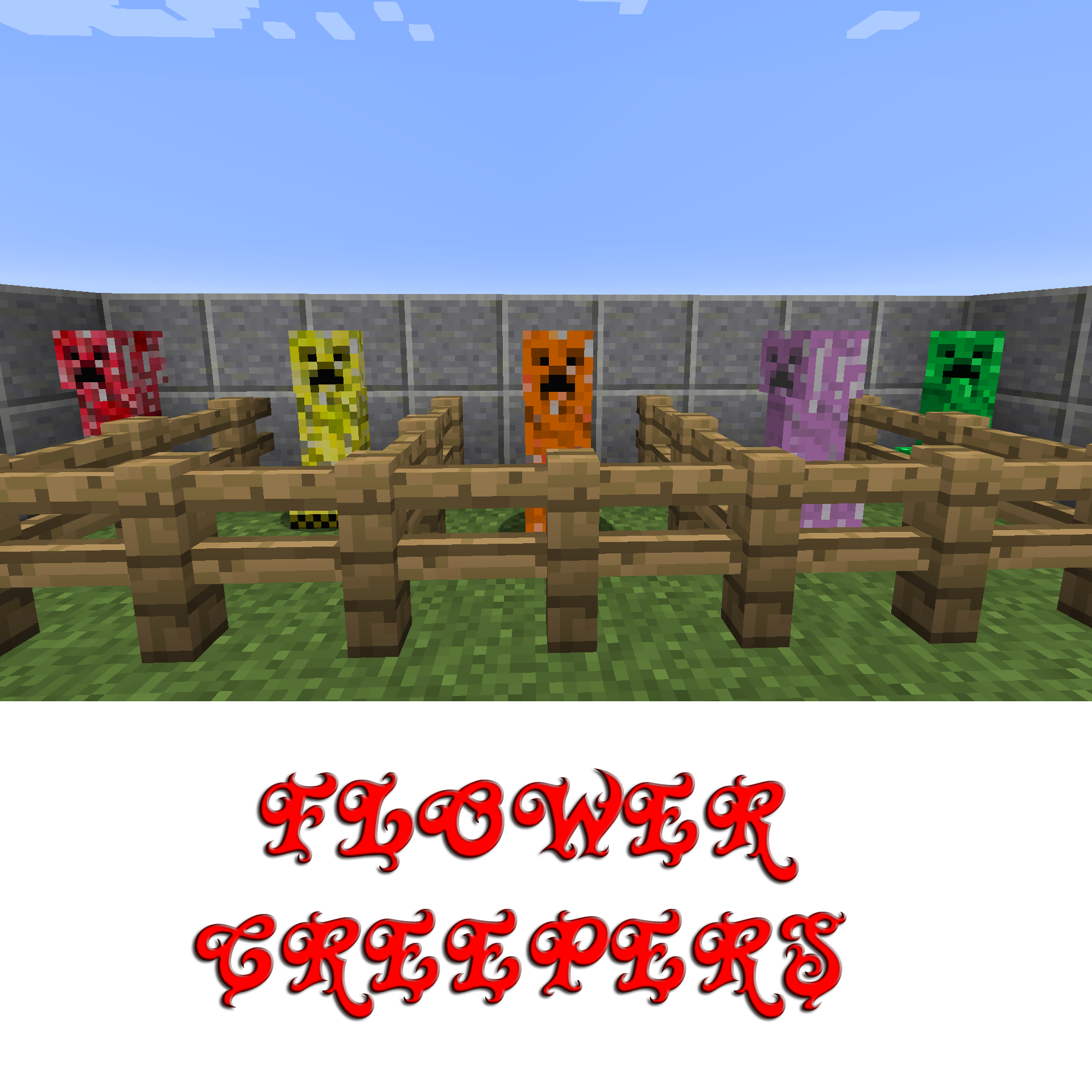 Creeper Flowers : r/Minecraft