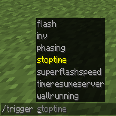 Time Stop Minecraft Data Pack