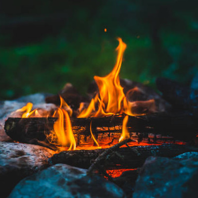 Campfire: The Land, an RPG adventure logo