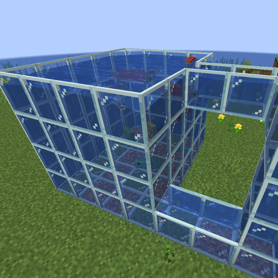 minecraft fish tank