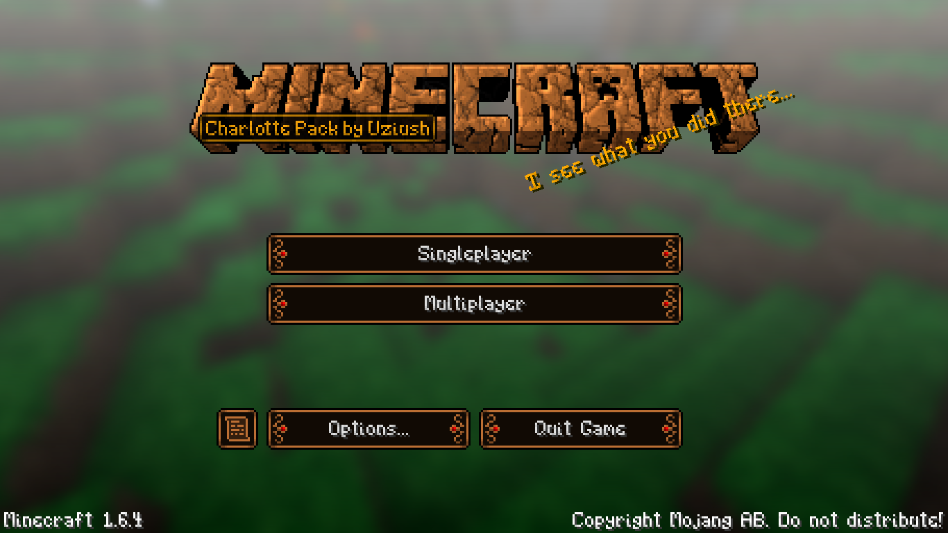 Minecraft button