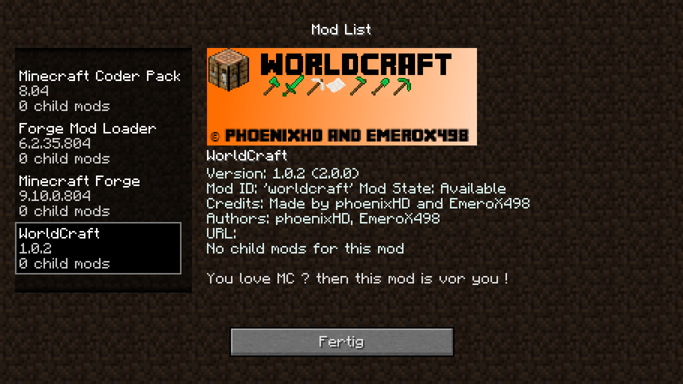worldcraft mods