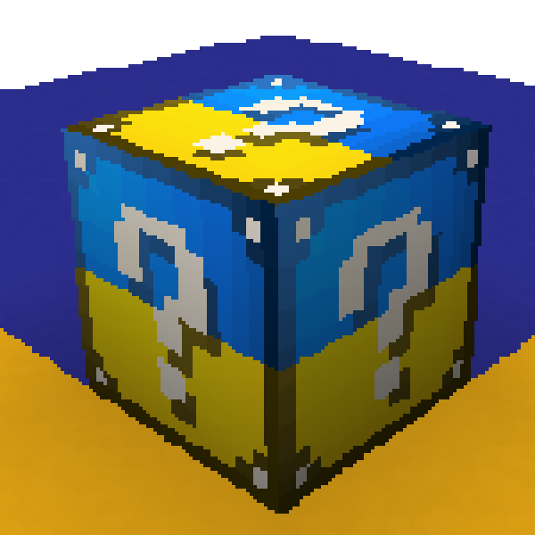 Made a fake lucky block with maps : r/Minecraft