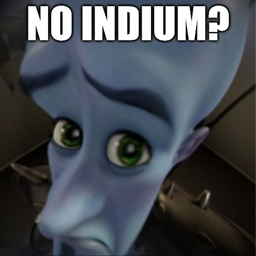 No Indium? logo