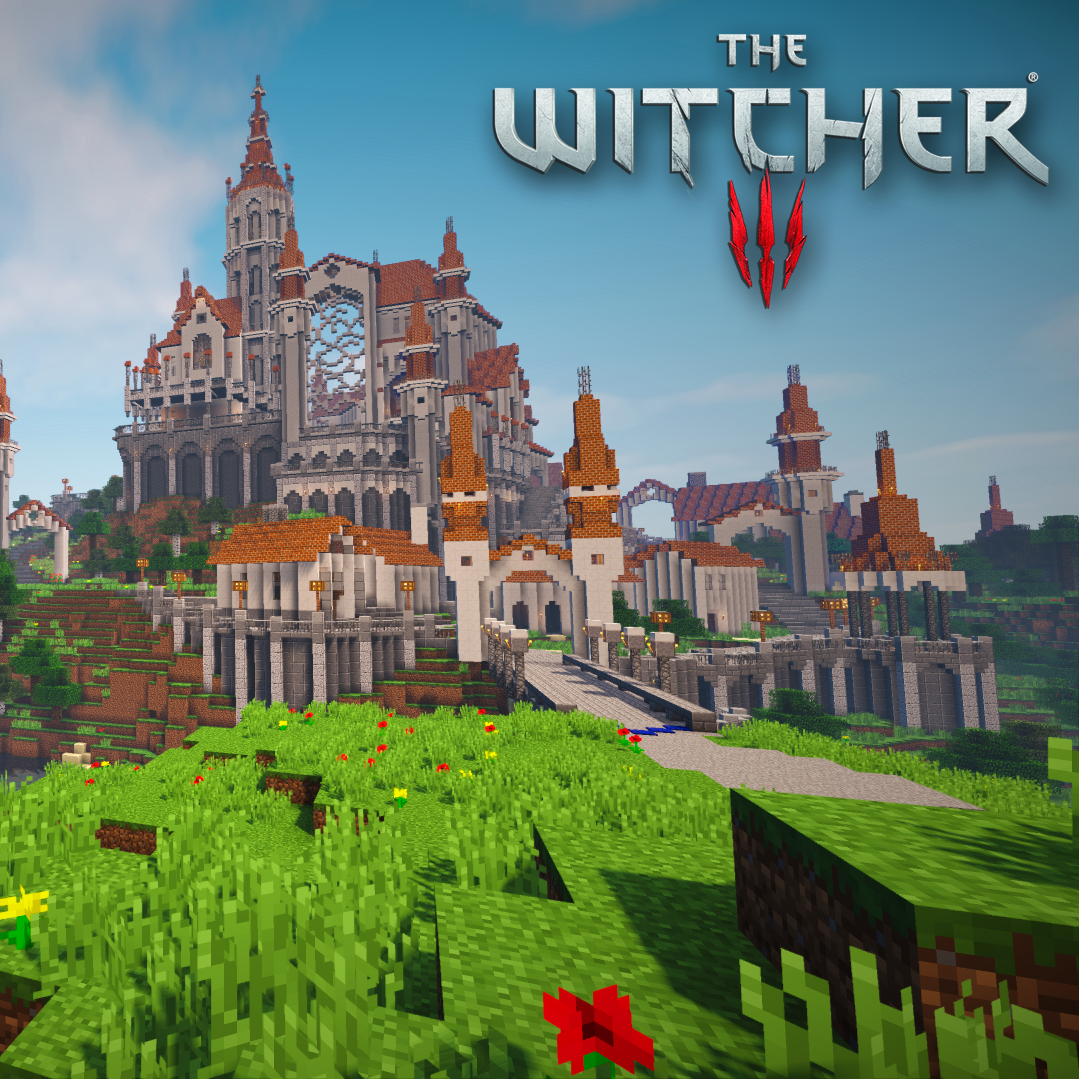 Скачать The Witcher - Beauclair Palace для Майнкрафт (Minecraft) [1.8]