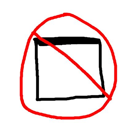 Borderless logo