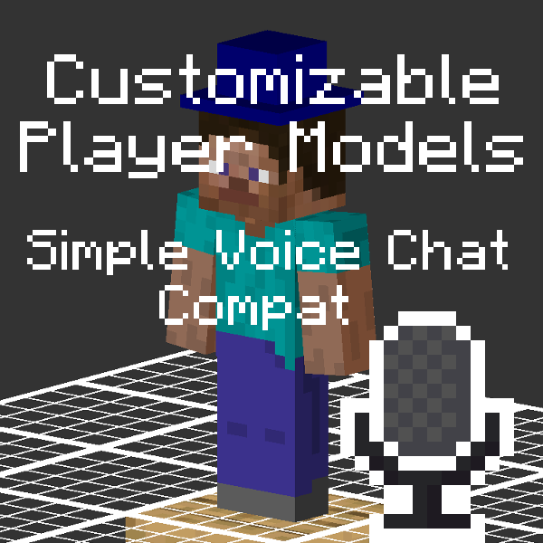Customizable Player Models Simple Voice Chat compat - Minecraft Mod