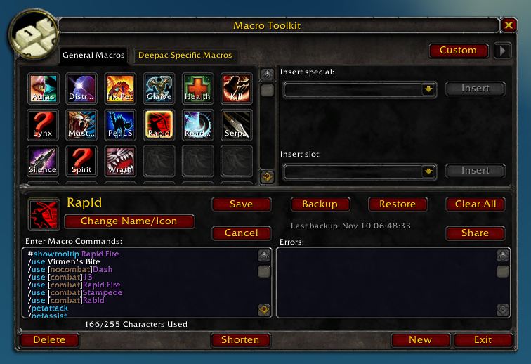 Macro Trinket Slot 1