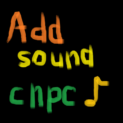 Sounds for custom npc logo