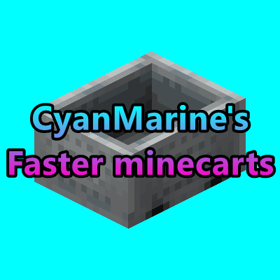 Cyan's Faster Minecarts logo