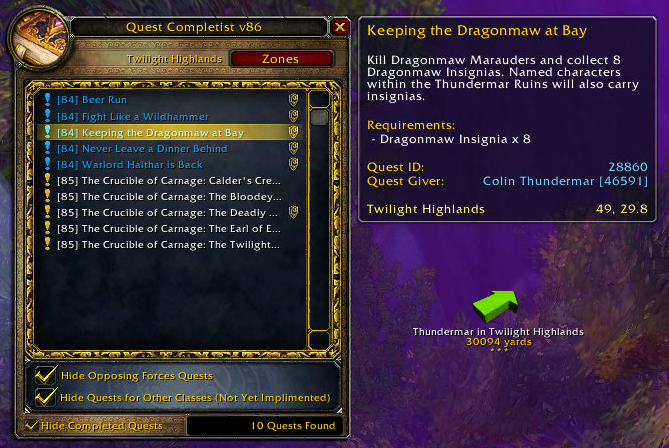 best questing addon wow