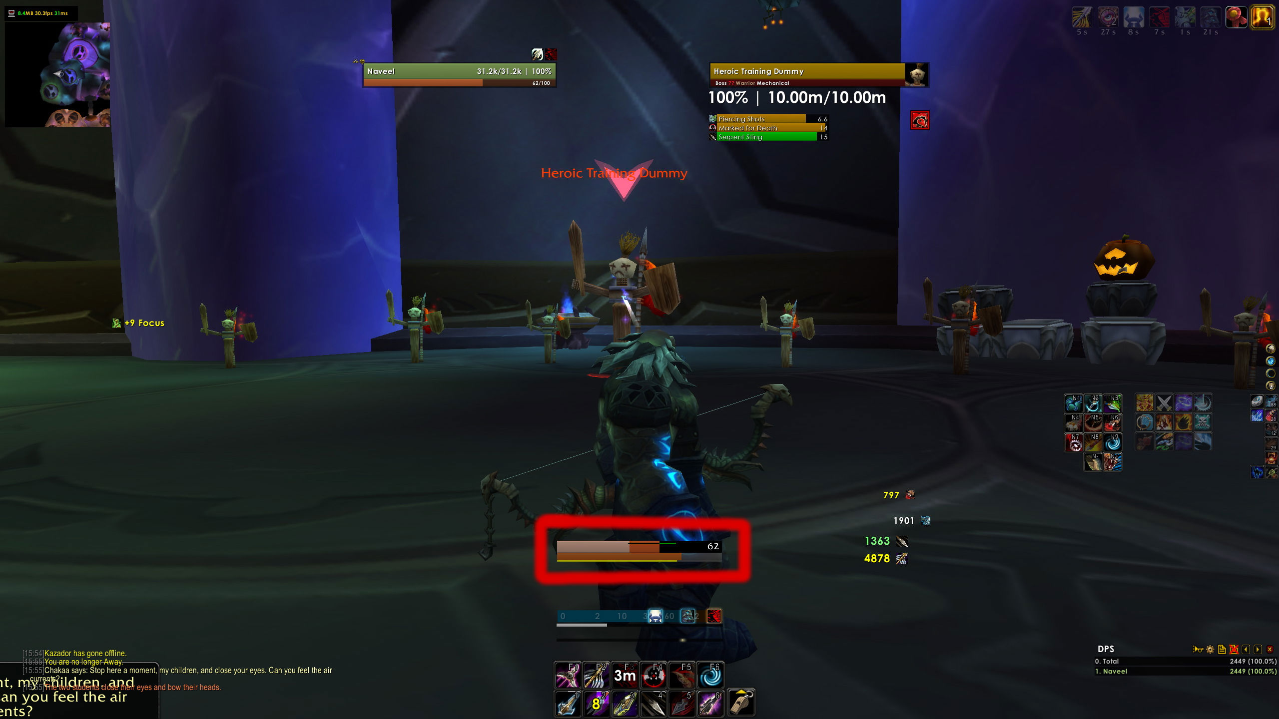 stayfocused wow addon